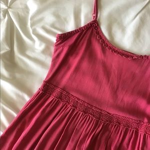 Pink babydoll dress